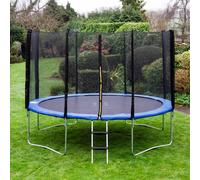 Artemis Home 14ft External Net Trampoline Package - Blue, Blue
