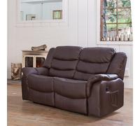 Artemis Home Almeira 2 Seat Recliner Sofa in Brown Artemis Home Brown