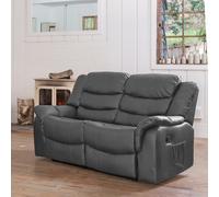 Artemis Home Almeira 2 Seat Recliner Sofa in Grey Artemis Home Grey