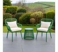 Artemis Home Carbini 3 Piece Patio Bistro Set in Green Artemis Home Green