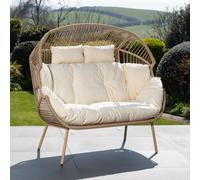 Artemis Home Cocona 2 Seat Standing Egg Chair in Cream Artemis Home Cream