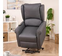 Artemis Home Corcoran Electric Riser Recliner with Massage & Heat in Grey Artemis Home Grey