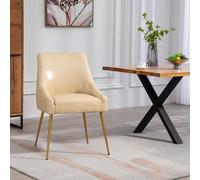 Artemis Home Dosenna Oval Dining Table Set with 4 Lograto Faux Leather Chairs in Cream Artemis Home Cream