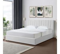 Evelynne Fabric 180Cm Superking Ottoman Bed Frame - Light Grey