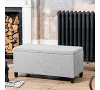 Henbury Storage Ottoman Artemis Home Light Grey One Size