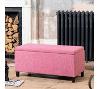 Henbury Storage Ottoman Artemis Home Pink One Size