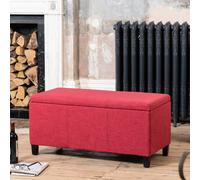 Henbury Storage Ottoman Artemis Home Red One Size