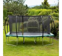 Artemis Home Leapfrog 8x14ft Lantern Shaped Trampoline Package in Green Artemis Home Green