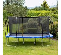 Artemis Home Leapfrog 8x14ft Lantern Shaped Trampoline Package in Blue Artemis Home Blue