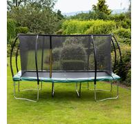 Artemis Home Leapfrog 8x14ft Lantern Shaped Trampoline Package in Green Artemis Home Green