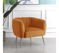 Artemis Home Matilda Accent Chair in Orange | Size: Armchair Artemis Home Orange Armchair