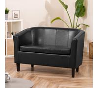 Artemis Home Meriden 2 Seat Tub Sofa in Black Artemis Home Black