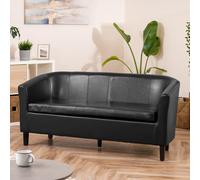 Artemis Home Meriden 3 Seat Tub Sofa in Black Artemis Home Black