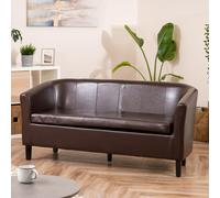 Artemis Home Meriden 3 Seat Tub Sofa in Brown Artemis Home Brown