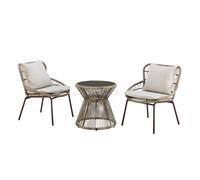 Artemis Home Sagone Patio Bistro Set in Natural Artemis Home Natural