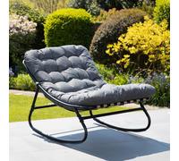 Artemis Home Solace Outdoor Rocking Chair in Grey Artemis Home Grey