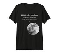 Artemis II 2026-248655 Miles from Home Space Premium T-Shirt