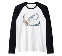 Artemis II 2026 Moon Mission Rocket, Retro Space Launch Raglan Baseball Tee