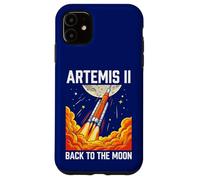 Artemis II Back to the Moon Rocket Launch Space Graphic Case for iPhone 11