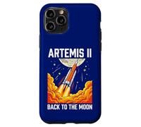 Artemis II Back to the Moon Rocket Launch Space Graphic Case for iPhone 11 Pro