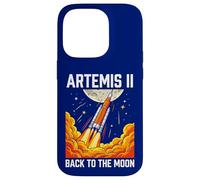 Artemis II Back to the Moon Rocket Launch Space Graphic Case for iPhone 14 Pro