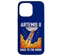 Artemis II Back to the Moon Rocket Launch Space Graphic Case for iPhone 14 Pro Max