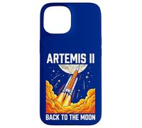 Artemis II Back to the Moon Rocket Launch Space Graphic Case for iPhone 15