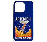 Artemis II Back to the Moon Rocket Launch Space Graphic Case for iPhone 15 Pro Max
