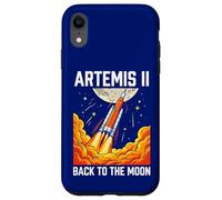 Artemis II Back to the Moon Rocket Launch Space Graphic Case for iPhone XR