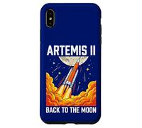 Artemis II Back to the Moon Rocket Launch Space Graphic Case for iPhone XS Max