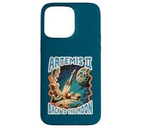 Artemis II Back to The Moon Vintage Space Rocket Retro Case for iPhone 15 Pro Max