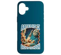Artemis II Back to The Moon Vintage Space Rocket Retro Case for iPhone 16 Plus