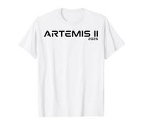 Artemis II Launch Back to the Moon 2026 Value Graphic T-Shirt, Men, White, M