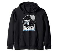 Artemis II Launch to The Moon 2026 Zip Hoodie