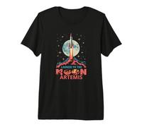 Artemis II Launch to The Moon Premium T-Shirt