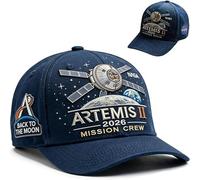 Artemis II Lunar Mission Commemorative Cap, 2026 Back to the Moon Space Hat, Astronaut Theme Baseball Cap, for Space Explore Multicolour