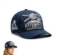 Artemis II Lunar Mission Commemorative Cap,Back to the MoonHat,Adjustable Embroidered Baseball Hat for Men & Women (1 pc)
