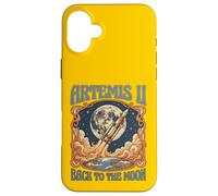 Artemis II Moon Mission Retro Space Exploration Case for iPhone 16 Plus