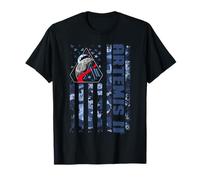 Artemis II Patch Us Camo Flag Back to The Moon Patriotic T-Shirt