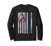 Artemis II Patch Us Flag Return to The Moon Patriotic Long Sleeve T-Shirt