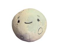 Artemis II Space Themed Moon Plush Toy, Cute Astronaut Hat Stuffed Moon Doll, Soft Solar System Plushie for Kids, Space Exploration Decor Pillow, Collectible Gift for Astronomy Lovers A02