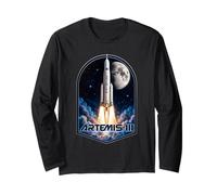 Artemis III Launch to The Moon Long Sleeve T-Shirt