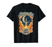 Artemis III Moon Mission Rocket Launch T-Shirt