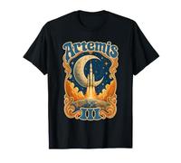 Artemis III Moon Mission Rocket Launch T-Shirt