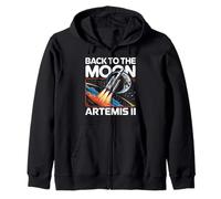 Artemis Launch Back to The Moon 2026 Zip Hoodie