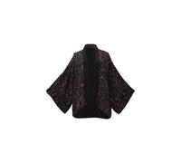 Artemis Muse Women's Leopard Print & Black Reversible Kimono Artemis Muse Black One Size