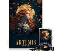 Artemis Poster 1000 Piece Jigsaw Puzzle for Adults Creative Fun Sharp Color Fun Challenge Birthday Art Gift (38x52cm)