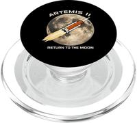 Artemis Return to the Moon Rocket Launch Space PopSockets PopGrip for MagSafe