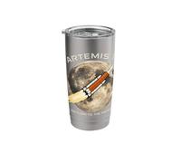 Artemis Return to the Moon Rocket Launch Space Stainless Steel Insulated Tumbler