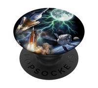 Artemis SLS Rocket 3 Moon Cursed Meme Graphic PopSockets Adhesive PopGrip